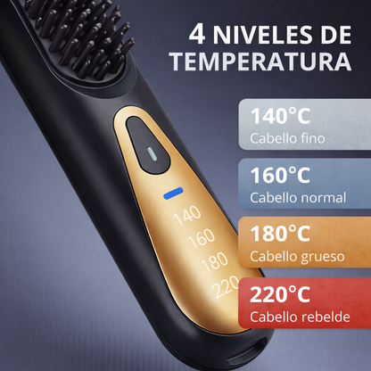 Cepillo Alisador Recargable
