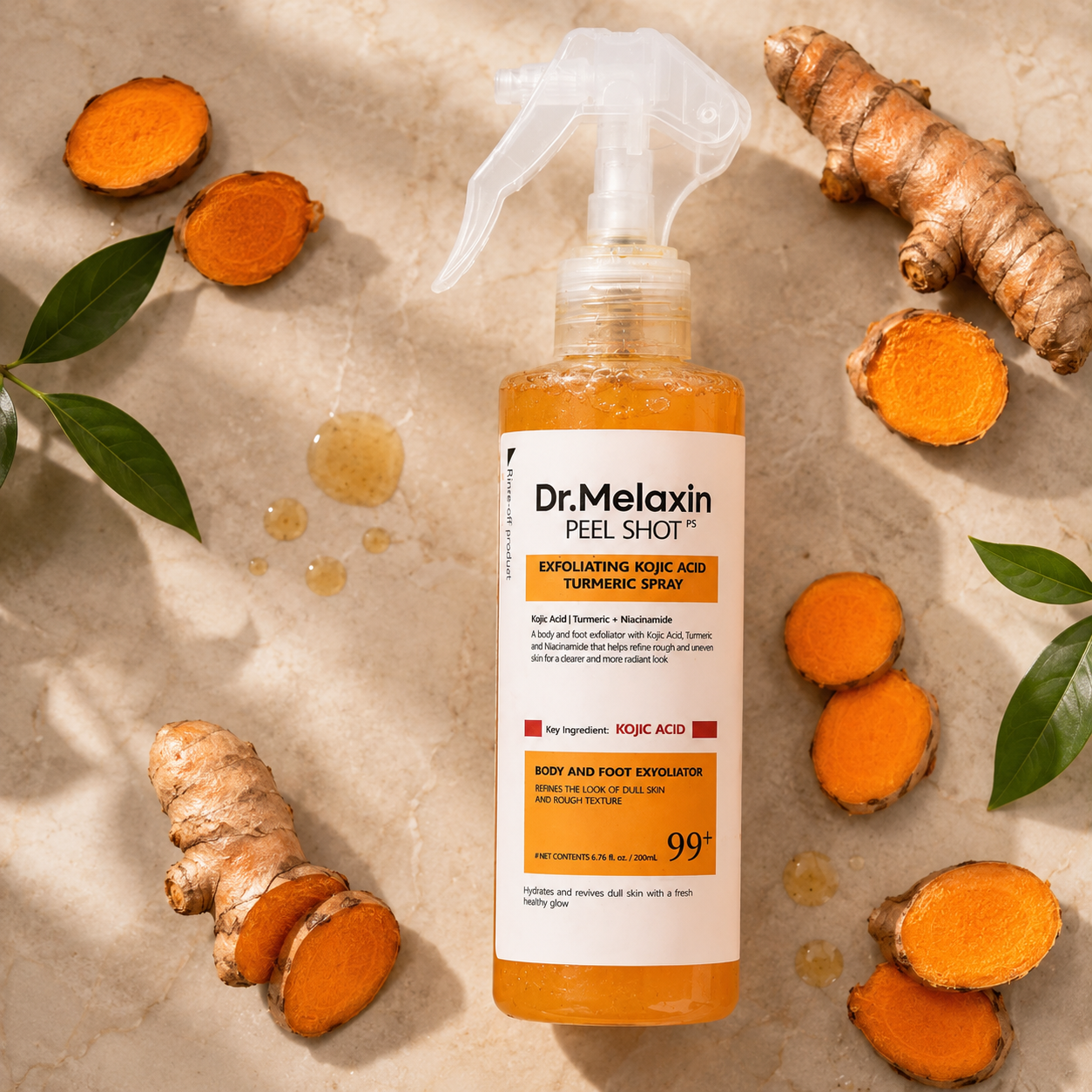 Dr. Melaxin - Exfoliante Acido Kójico & Cúrcuma