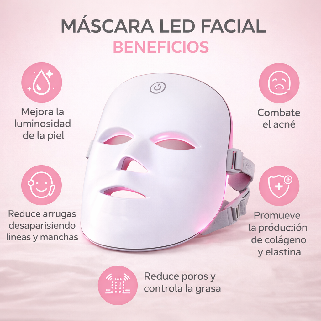 Máscara Facial Led