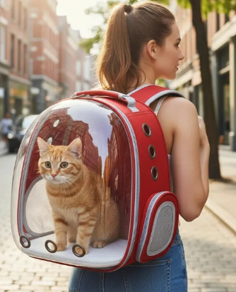 Mochila Transportadora para Mascotas